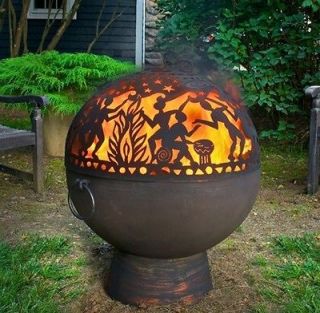 Outdoor Fire Bowl with Full Moon Party FireDome