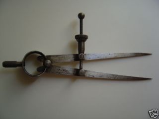 BRITISH ARMY MAP DIVIDER COMPASS WWII TOOL
