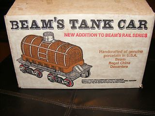Vintage Jim Beam Tank Car Train Decanter IN BOX