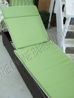 Frontgate Outdoor Chaise Lounge Chair Cushion Sunbrella BALENCIA