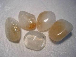 Tumbled Citrine Crystals Reiki Wicca Chakra PROSPERITY SUCCESS 13289