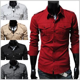 THELEES NWT Mens Casual Stretchy Fitted Best Dress Shirts Collection M