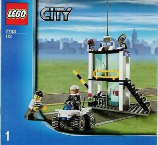 LEGO CITY INSTRUCTIONS ONLY 7743 Police Command Center
