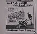 1930 AD IDEAL POWER LAWN MOWER CO LANSING MI
