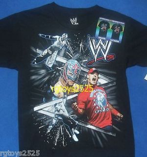 WWE John Cena Size Rey Mysterio Size 10 12 Large Childs T Shirt New
