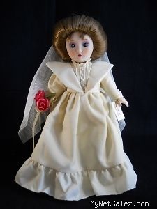 Danbury Mint Brides of America Porcelain Doll/Catherine