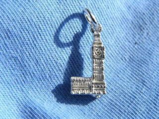 STERLING SILVER SMALL BIG BEN CHARM