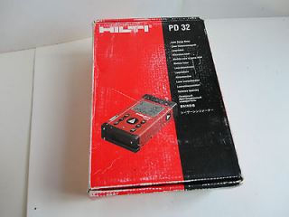 VERY NICE,USED IN BOX HILTI PD 32 LASER RANGE METER,PD32 FREE US