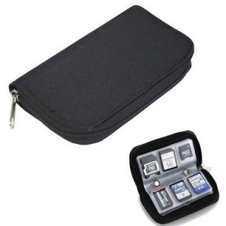 Universal SD SDHC MMC CF Micro SD Memory Card Carrying Pouch Case