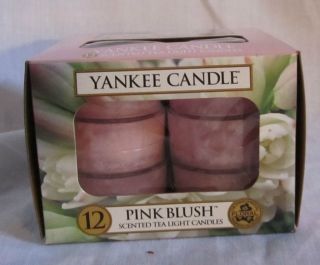 Yankee Candle 12 Scented Tea Light Lights Candles Candle Box Set