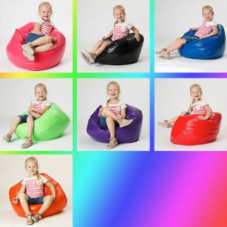Kids Room Bean Bag Chair Seat (pink, red, orange, purple, green
