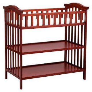Serenity Baby Changing Table by Delta   Brick Cherry