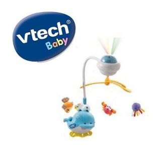 NEW VTECH WHALE 2 IN 1 OCEAN SOUND COT MOBILE