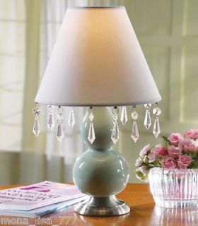 MAGNETIC CRYSTALS DANGLING CRYSTAL ACCENT LAMP SHADE CHANDELIER TRIM
