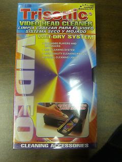 VHS VCR Video Head Cleaner Wet Dry for Video Players and Recorders