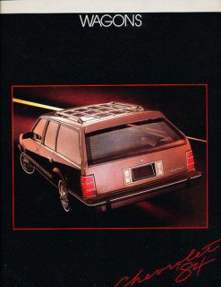 1984 Chevrolet Chevy Caprice Celebrity Sales Brochure