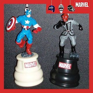 COLLECTOR’S FIGURINES CEILING FAN PULLS–CAPT AMERICA, HULK, ETC