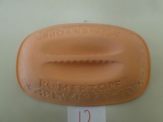 Reco Romertopf 3 Quart Clay Baker LID ONLY Natures Oven Oval Model 111
