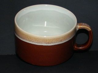 LARGE STONEWARE MUGS CUPS MINT CHOCOLATE CHIP COLORS MADE IN JAPAN