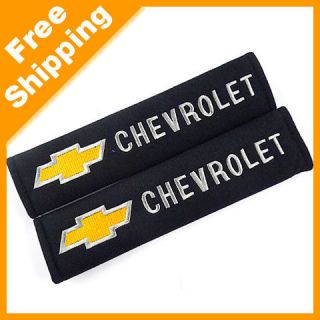 /Truck Seat Belt Embroidered Shoulder Pads Cover for Chevrolet(1180