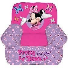Disney Minnie Mouse Toddler Bean Bag Chair Polyfill filling WITH FREE