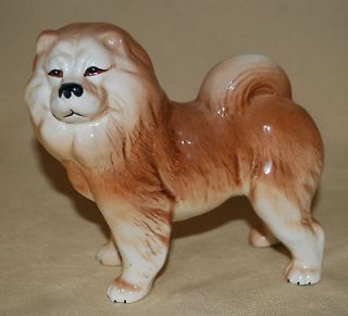 Gorgeous Chow Chow Vintage Dog Figurine by Melba Ware England Rare