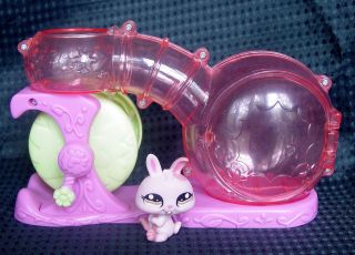 Littlest Pet Shop Exercise Wheel & Chute Playset with Bunny Pet