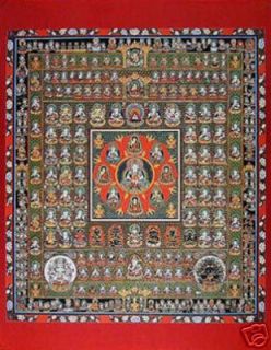 High Quality Buddhism Poster Taizo Kai Mandala