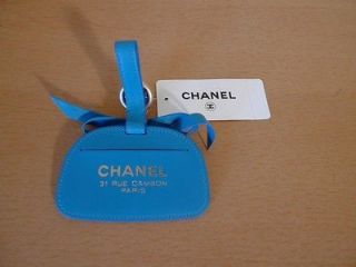 CHANEL Leather Luggage Purse Tag New with Tags RARE $410