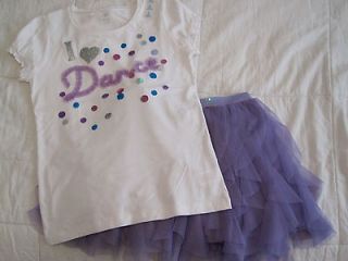 NWT THE CHILDRENS PLACE PURPLE LAVENDER SEQUIN DANCE TULLE PAGEANT