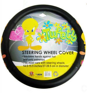 Looney Tunes Tweety Bird Car Steering Wheel Cover