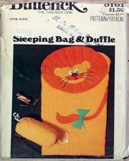 Newly listed Sewing pattern applique quilted LION SLEEPING BAG child