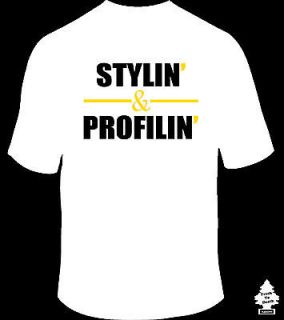 STYLIN & PROFILIN SWAG RIC FLAIR WOOO STYLE PROFILE HIP HOP T SHIRT