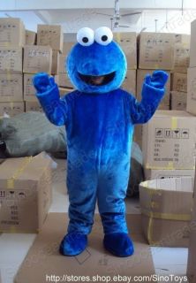 Cookie Monster Sesame Street Mascot Costume Suit EPE