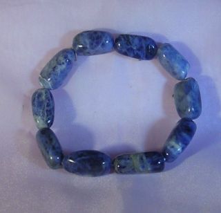 Sodalite Blue Gemstone Bracelet Tumblestones Healing
