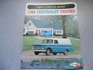 1964 64 Chevrolet Chevy PANEL Truck STEP VAN BROCHURE
