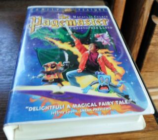 THE PAGEMASTER VHS 1995 CLAMSHELL MACAULAY CULKIN CHRISTOPHER LLOYD