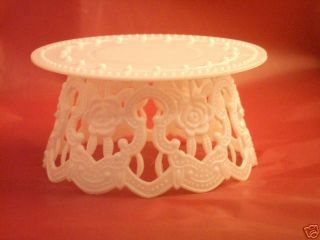 Plastic Cake Top Base stand 4.5 x 2.5 tall accessory