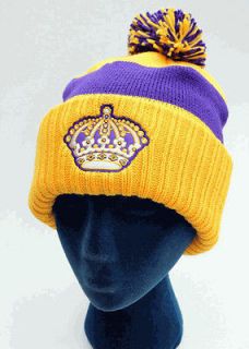 New Los Angeles Kings Beanie Hip Hop Knitted Bobble Hats Wool Ski Cap