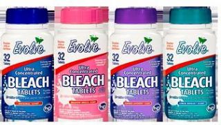 Evolve Ultra Concentrated Bleach 2 Bottles 32 Tablets Each
