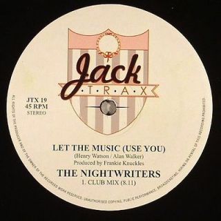 Let the Music Use You 12 NEW VINYL Jack Trax Chicago House