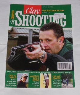 CLAY SHOOTING MAGAZINE FEBRUARY 2008   GUN TEST MAROCCHI ZERO 3