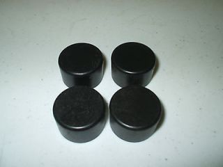 Vinyl End Cap Chair Leg Table Bottom Cover x4 Lot of 4 Caps Covers