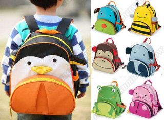 /Toddler/Child Cute Cartoon Animal Canvas Backpack School Bag Satchel