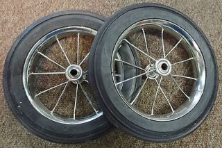 Trike Tricycle Rear Wheels Chrome for 16 inch Trike a pair 11 mm hole