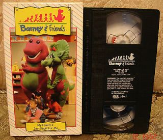 Time Life MY FAMILYS JUST RIGHT FOR ME Very RARE Vhs Video #08