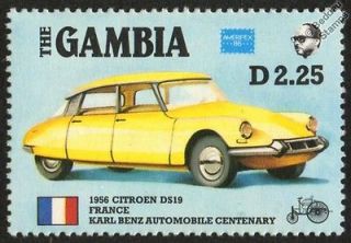 Newly listed 1956 CITROEN DS / Citroën DS19 France CAR STAMP (1986