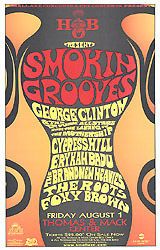 GEORGE CLINTON CYPRESS HILL 1998 Denver Concert Poster