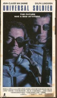 Universal Soldier (VHS, 1992) Jean Claude Van Damme DOLPH LUNDGREN See