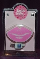 Dottie Loves Pink Lips Girls Child Bedroom Night Light